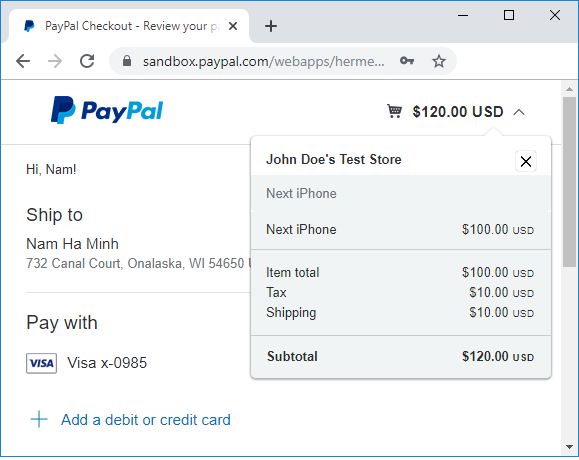 paypal transaction details