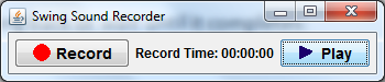 Swing Sound Recorder - stop playing back