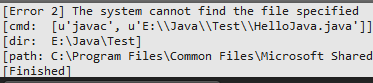 javac not found