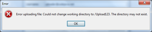 error uploading file message 1