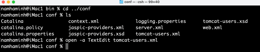 open tomcat users xml file